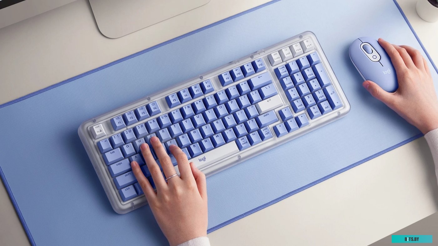 920-013042 Logitech Alto Keys K98M 920-013042 (белый/синий, нет кириллицы)
