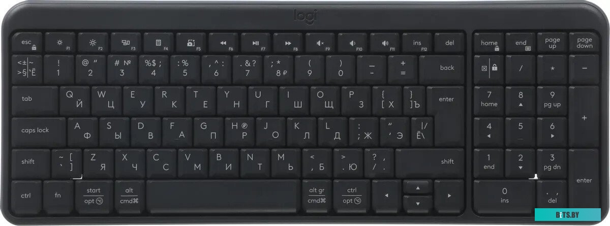 Клавиатура Logitech K250 (графит) 920-013452