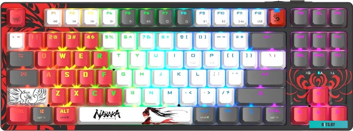 A4Tech Bloody WS87 Naraka (Bloody BLMS Red Plus)