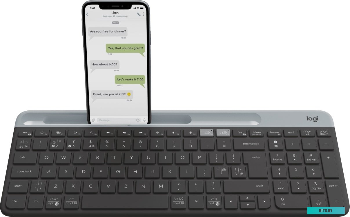 Клавиатура Logitech K580 Slim 920-009208 (графитовый)