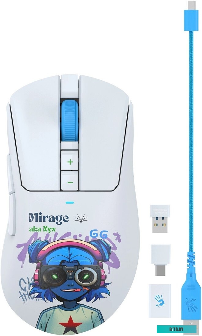 Игровая мышь A4Tech Bloody R73 Pro Nyx Mirage (белый)
