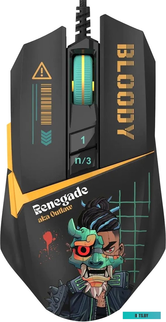 Игровая мышь A4Tech Bloody W63 Max Renegade (черный)