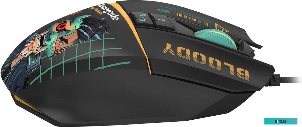 Игровая мышь A4Tech Bloody W63 Max Renegade (черный)