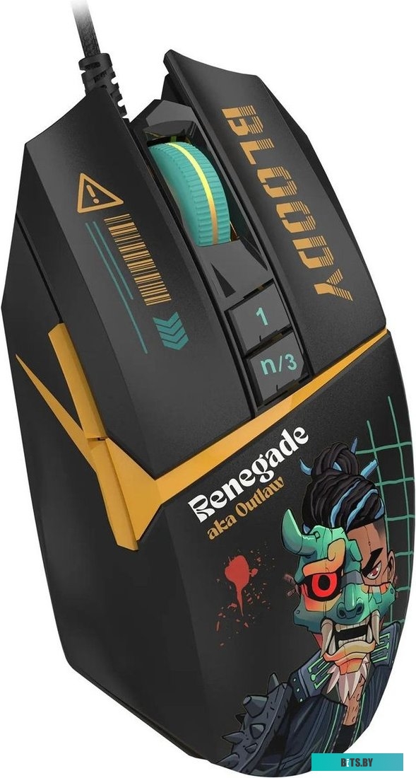 Игровая мышь A4Tech Bloody W63 Max Renegade (черный)