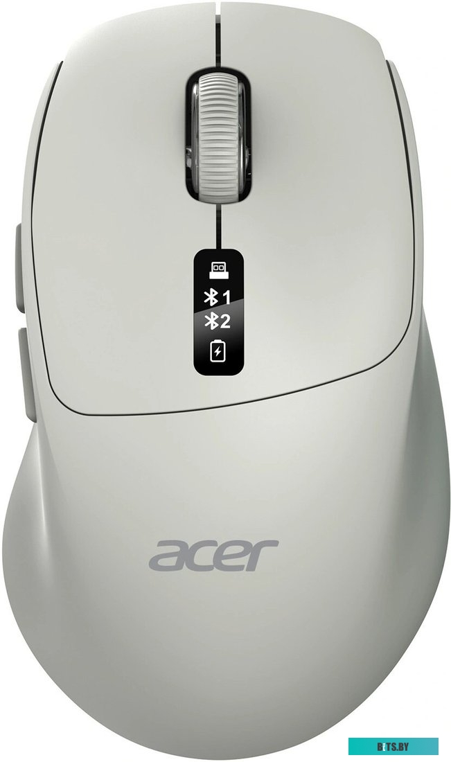 Мышь Acer OMR503 светло-серый оптическая 3200dpi silent беспров. BT/Radio USB 4but (ZL.MCE11.01C) ZL.MCE11.01C