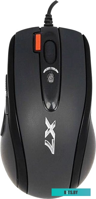 Мышь A4Tech X-7120 (черный) с ковриком