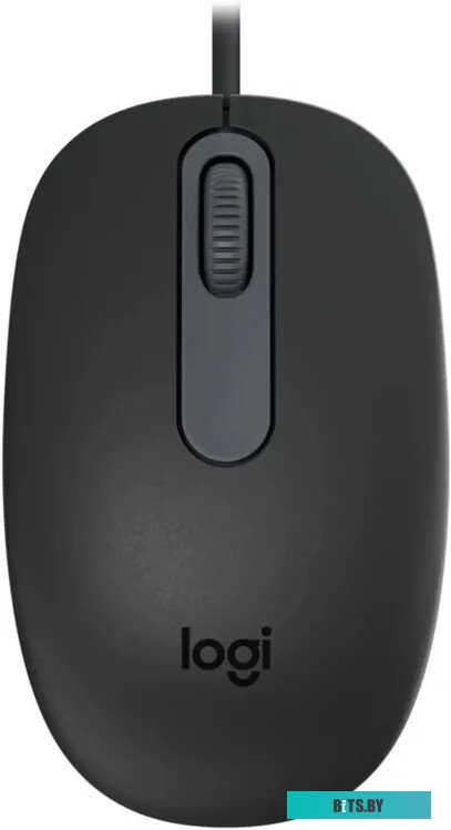 Мышь Logitech M86 черный оптическая 1000dpi USB для ноутбука (910-007661) 910-007661