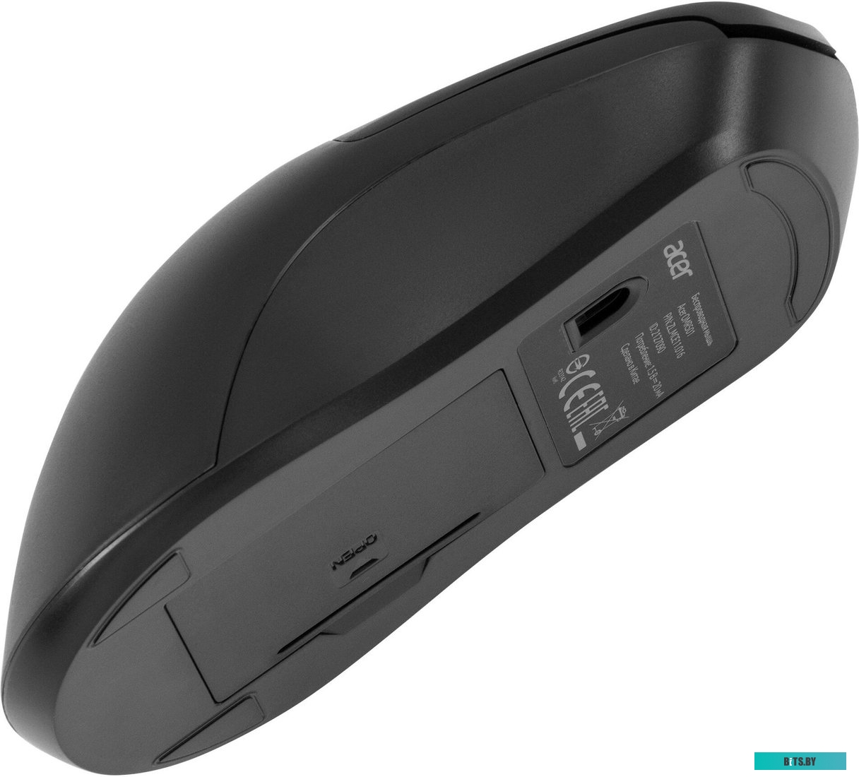 Мышь Acer OMR501 черный оптическая 1600dpi silent беспров. USB 4but (ZL.MCE11.016) ZL.MCE11.016