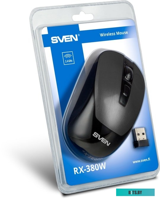 Мышь Sven RX-380W (серый металлик)
