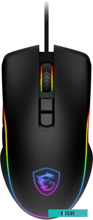 Mouse MSI FORGE GM300, Wired, 118g, DPI 7200, Symmetrical design, RGB LED, black S12-0402490-HH9