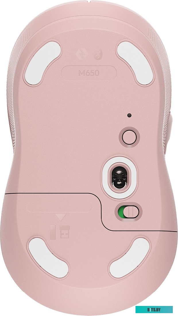 Мышь беспроводная LOGITECH M650 розовый (USB/BT, 4000dpi, 5but) (910-006263) 910-006263