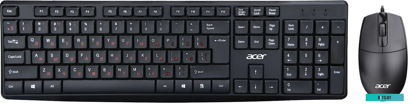 Комплект ПРОВОДНОЙ Клавиатура + мышь  Acer OMW141 (ZL.MCEEE.01M ZL.MCEEE.01M