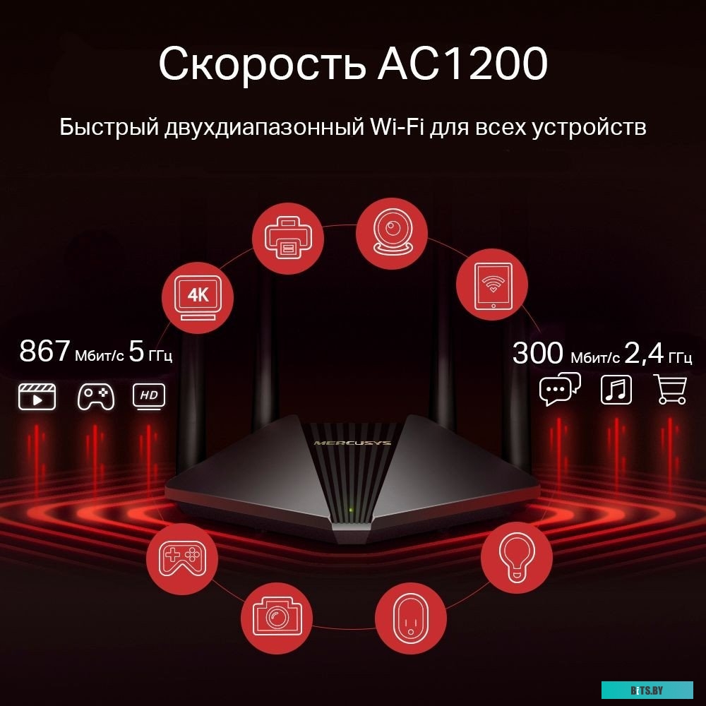 Маршрутизатор Mercusys MR1200G V2