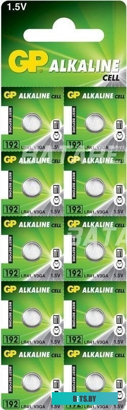 Батарейки GP AG3 10 шт. <4891199015533>