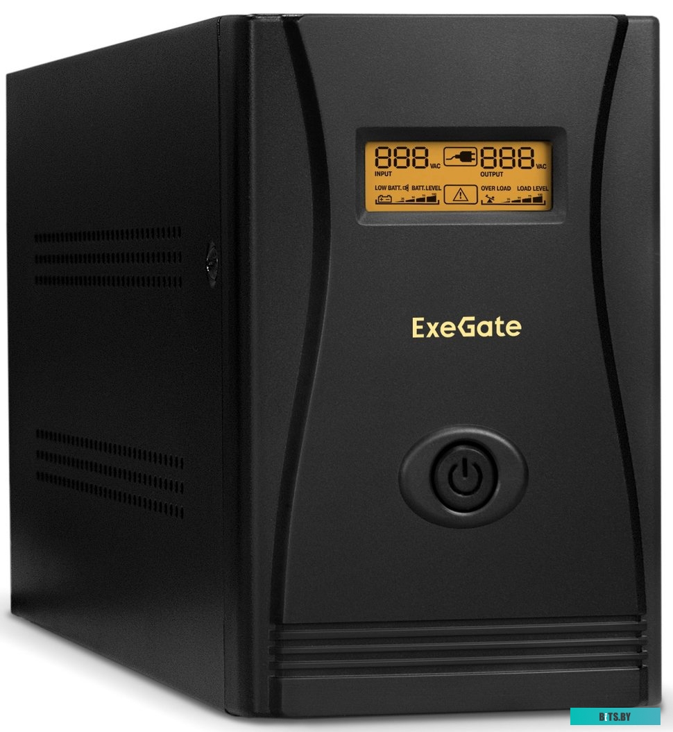 Источник бесперебойного питания (ИБП) ExeGate SpecialPro Smart LLB-1000.LCD.AVR.C13.RJ.USB <EP285484RUS>