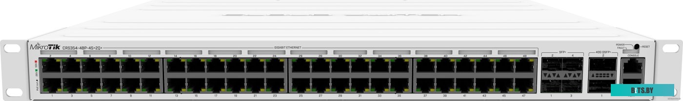 Коммутатор Mikrotik CRS354-48P-4S+2Q+RM
