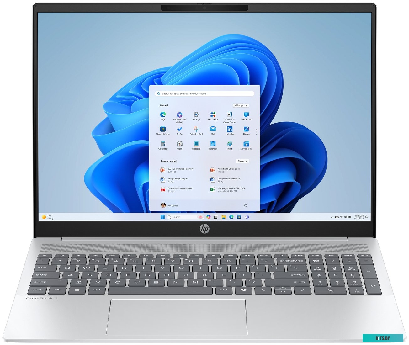 B5PB3UA HP OmniBook 5 AI 16-ag1070wm B5PB3UA