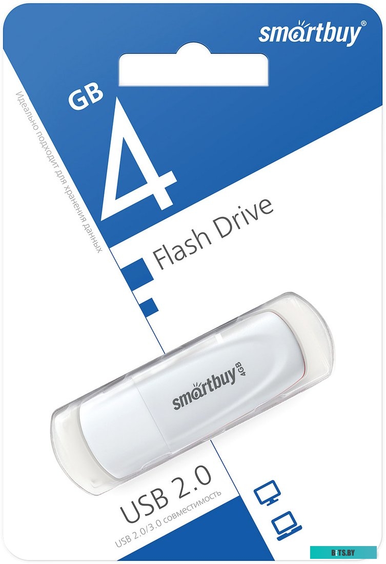 USB Flash SmartBuy Scout 4GB (белый)