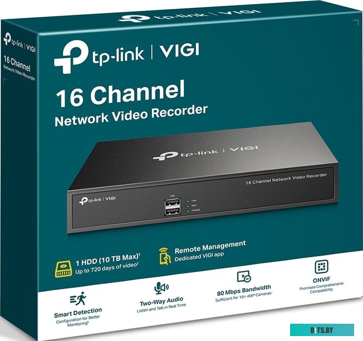 Сетевой видеорегистратор TP-Link Vigi NVR1016H