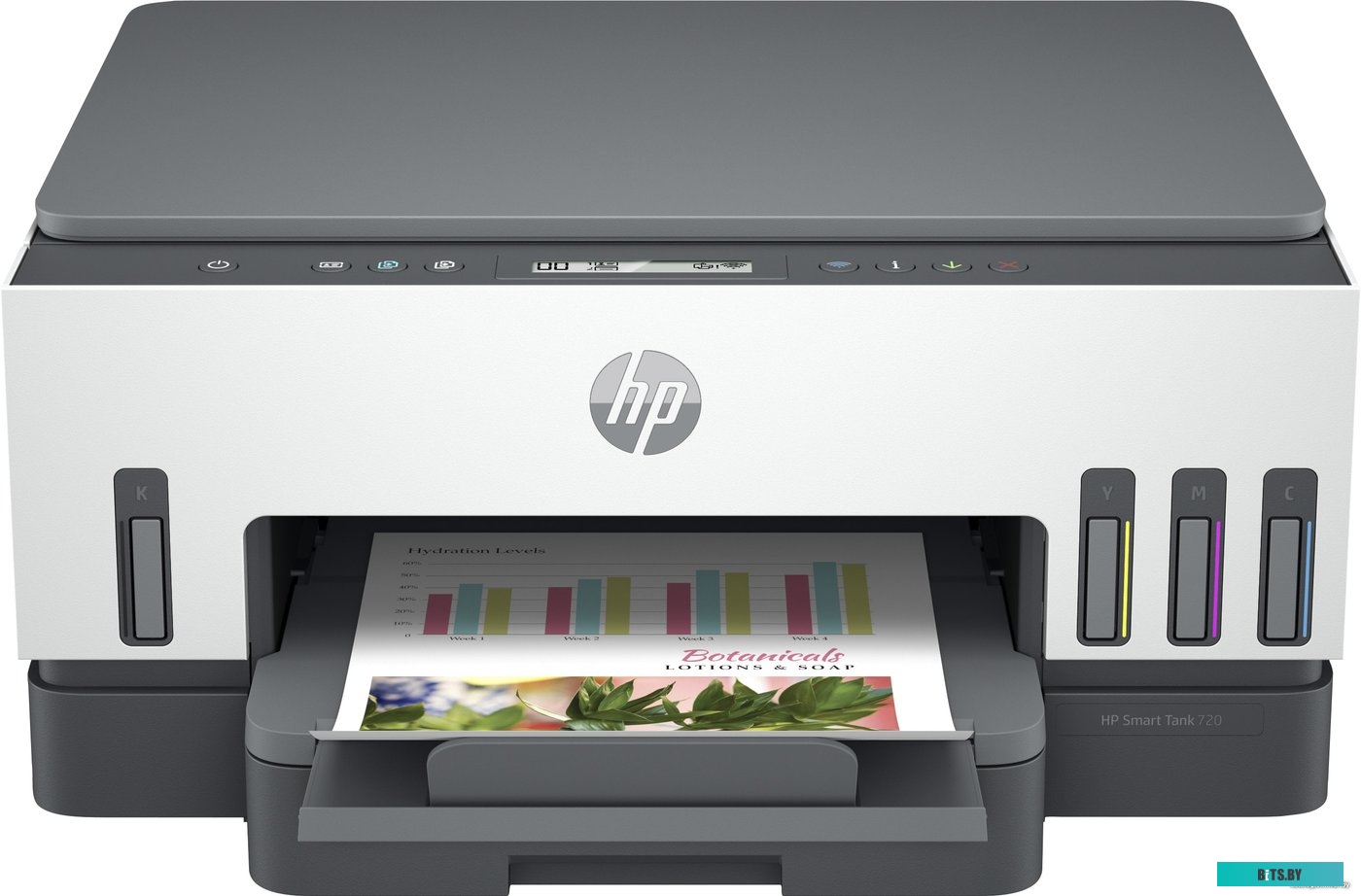 Струйное МФУ HP Smart Tank 720 AiO (6UU46A) A4 Duplex WiFi USB серый 6UU46A#670