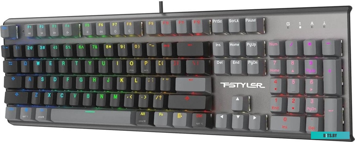 A4Tech Fstyler FS100 Neon (серый/черный)