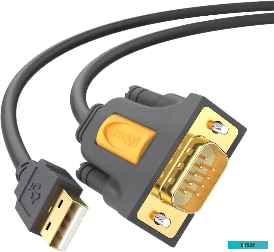 Кабель Ugreen CR104 20211 USB-А 2.0 - DB9 RS-232 (1.5 м)