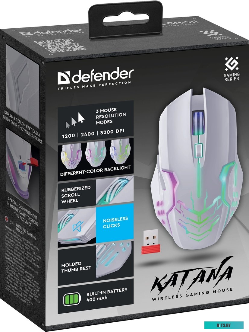 Игровая мышь Defender Katana GM-511 (белый)